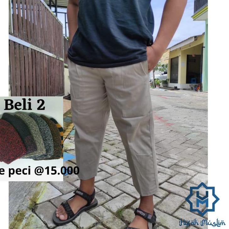 Terlaris경 Sirwal Pensil by Hijrah Muslim  celana sirwal pria | celana sirwal dewasa | celana sirwal 