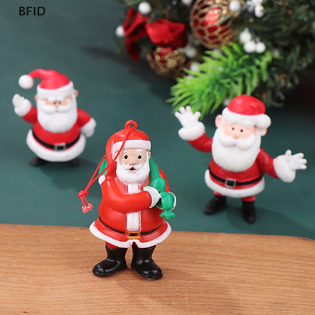 [BFID] 1:12 Rumah Boneka Miniatur Santa Claus Ornamen Pohon Natal Liontin Dekorasi Rumah [ID]