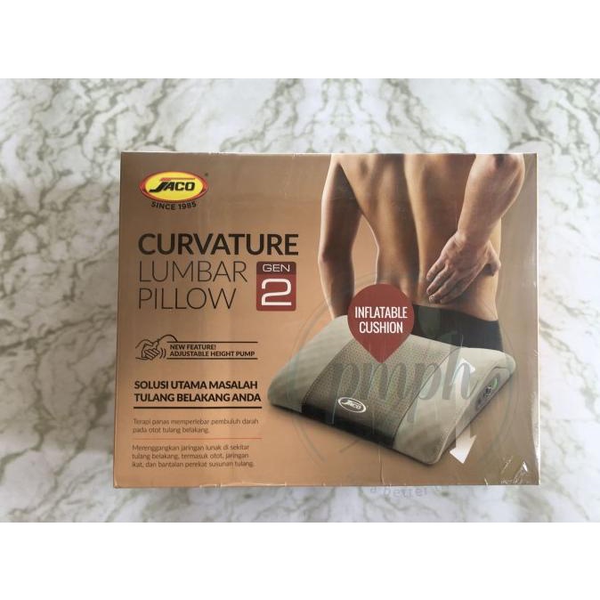 Lumbar Pillow Gen-2 JACO Bantal Kesehatan Tulang Belakang