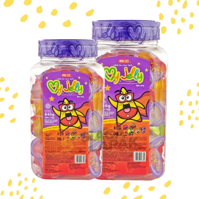 Jeli Nata De Coco My Jelly Wong Coco 840gr