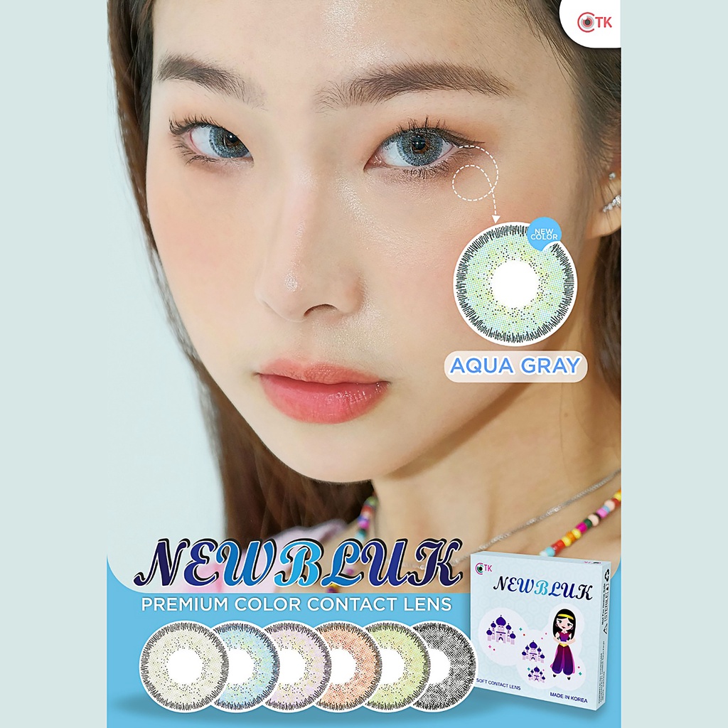 PAKET SOFTLENS NEWBLUK 15MM NORMAL + CAIRAN NICE LOOK 60ML GRATIS TEMPAT SOFLEN