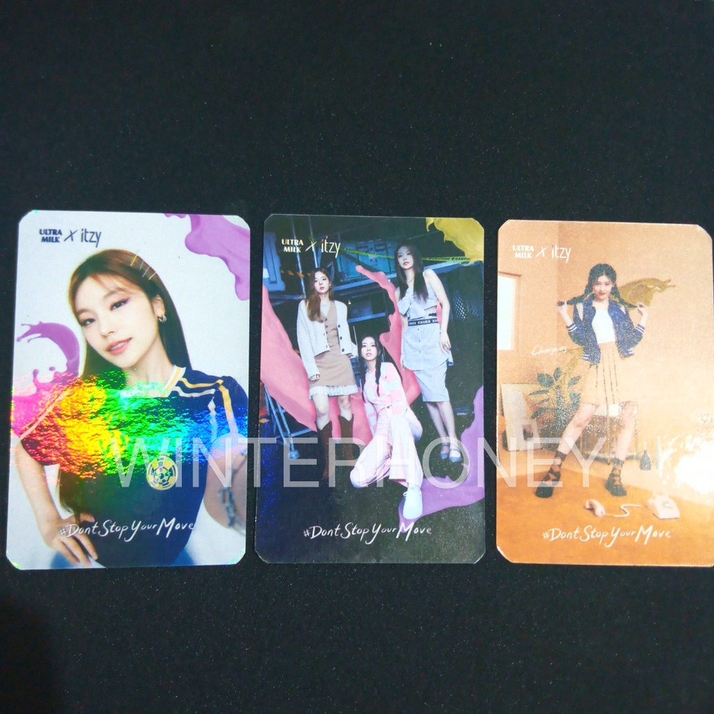 ITZY x Ultramilk Photocard