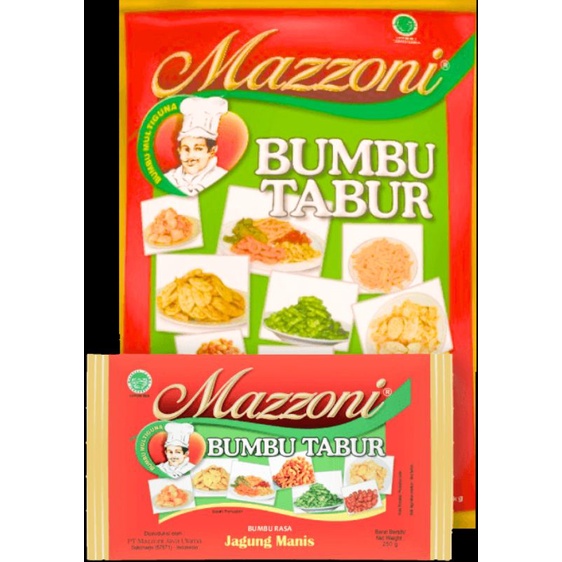 

MAZZONI BUMBU TABUR 100 GRAM | 1 PACK ISI 10 PCS