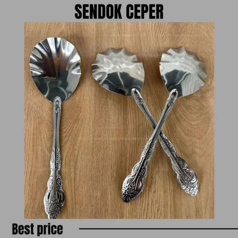 Sendok Ceper Prasmanan merek Bmw/Stainless steell