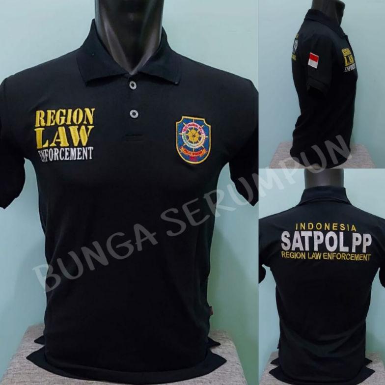 New - Kaos Satpol Pp - Kaos Kerah Satpol Pp - Polo Satpol Pp - Seragam Satpol Pp !