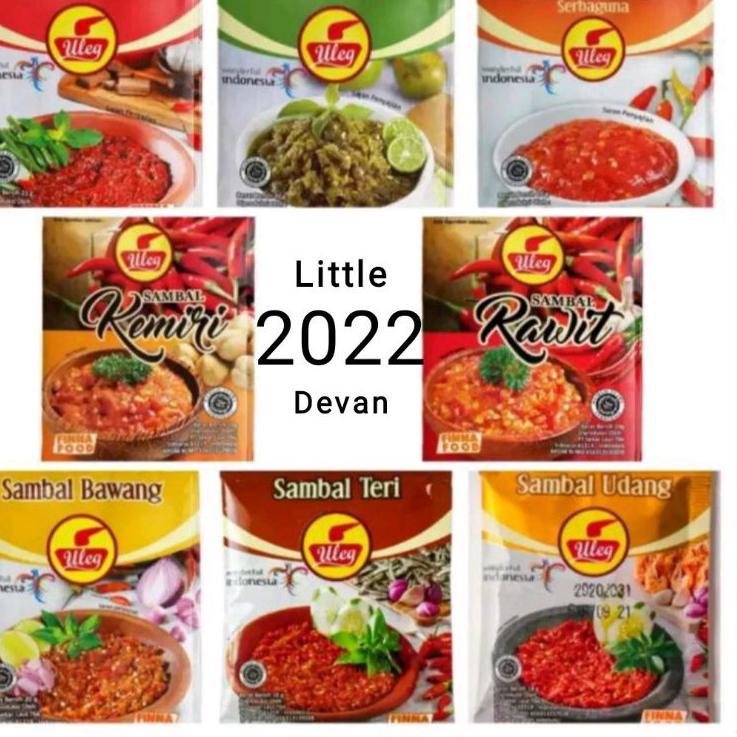 

[V-16 ㊚] finna sambel uleg terasi teri udang bawang rawit kemiri ijo 20gr x 10-proses cepat