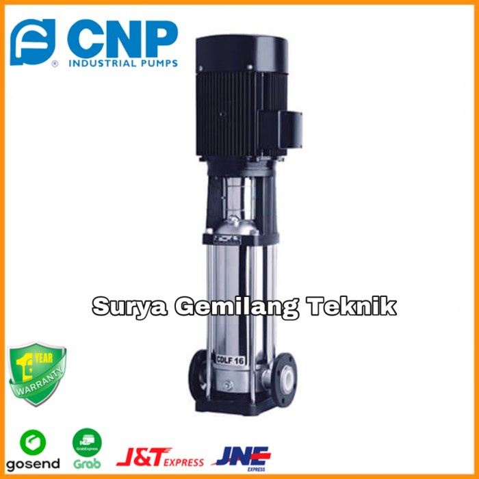 Pompa Booster Centrifugal Cnp Cdlf 20-6 7,5Kw 10Hp Multistage Vetrical