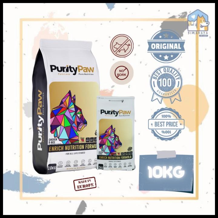 Promo Purity Paw Cat Food For All Life Stage 10Kg Freshpack (Ekspedisi)