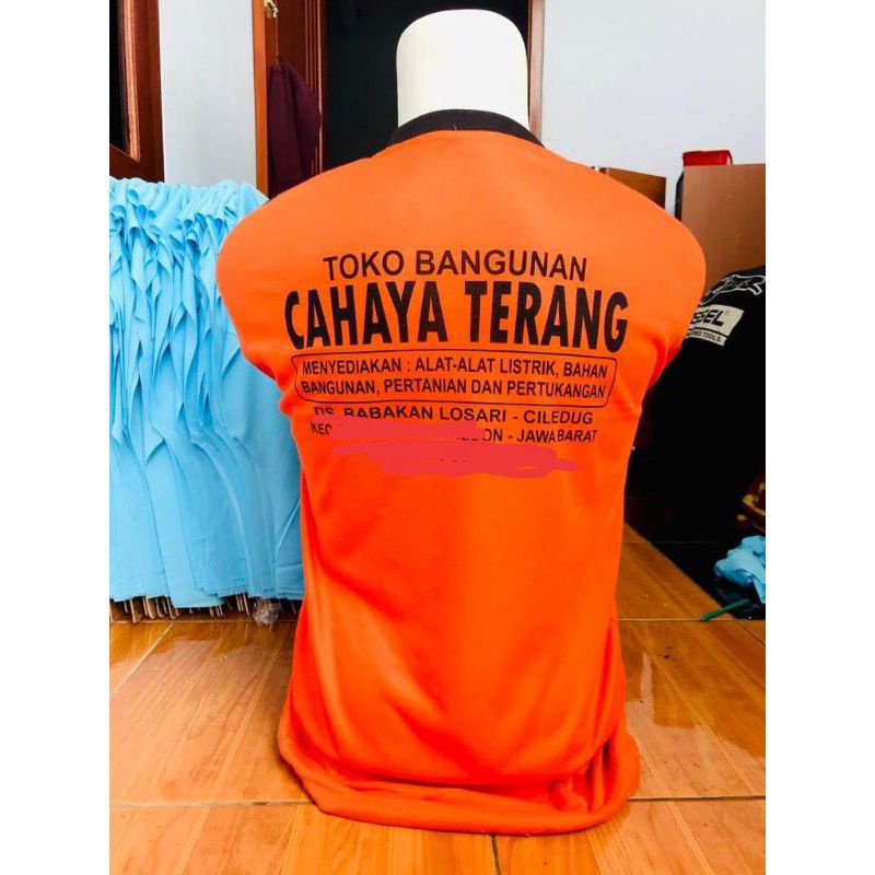 Baju / Kaos Sablon || Kaos Promosi || Kaos Partai || Kaos Toko Bangunan || Kaos Toko Pertanian