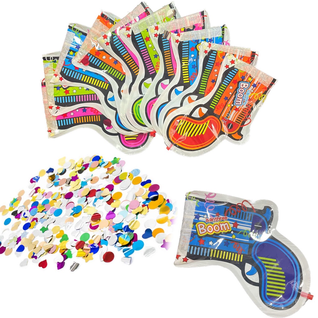 Jual PISTOL POPPER / POPPER CONFETTI TIUP/GUN POPPER PERAYAAN ULANG