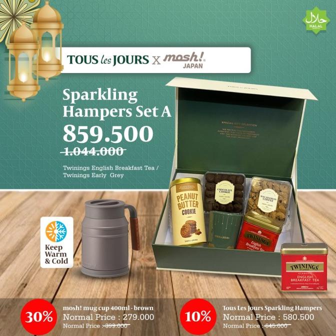 [BISA COD] Sparkling Hampers Set A by TOUS les JOURS