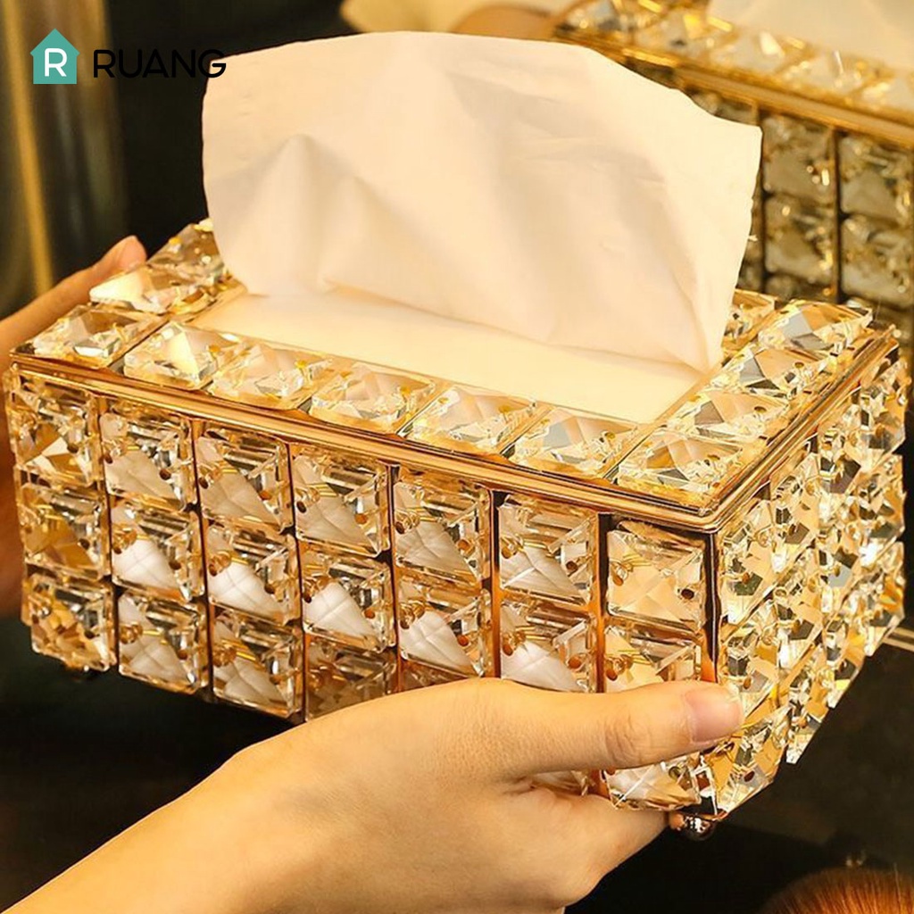 Kotak Tisu | tempat tissue gold | Tempat Tisu Kaca Elegant | Kotak Tissue Kristal | Tempat tisu emas | tissu organizaer | tissue box | tempat tisue | tempat tissue nordic | tissue box gold | tempat tisyu mobil