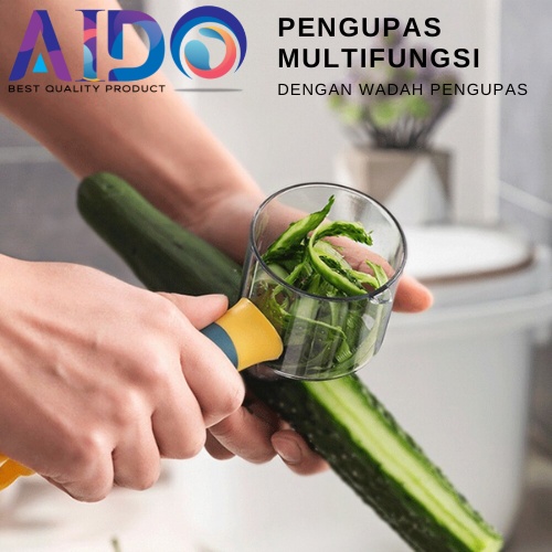 Pengupas Multifungsi dengan Wadah untuk Buah, Wortel Kentang / Peeler 20049
