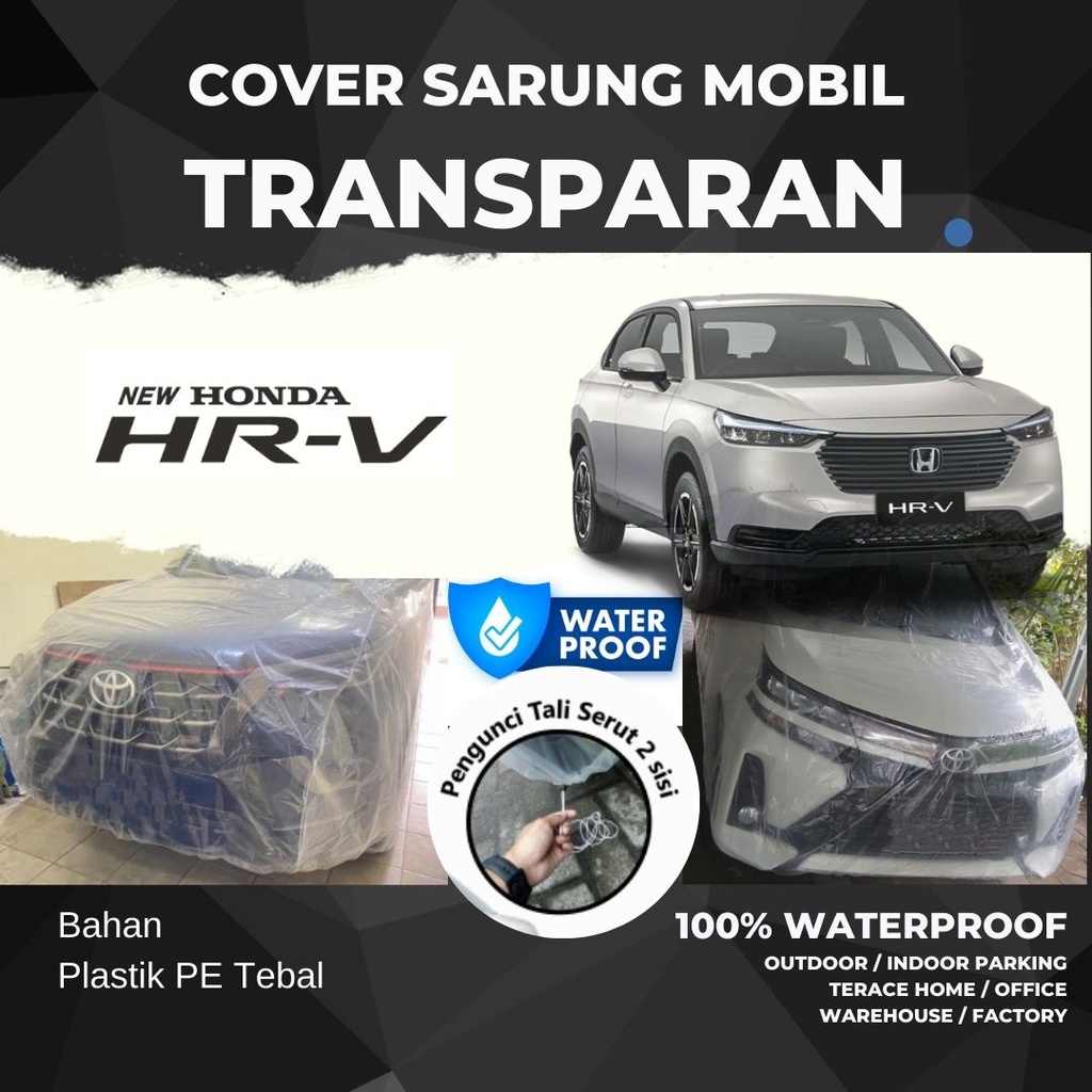 cover mobil transparan HRV