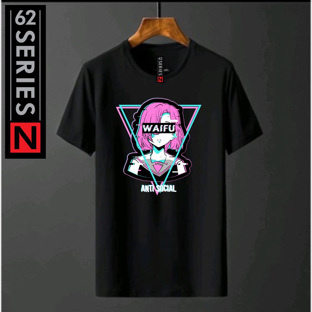 Tshirt Baju Kaos Distro PLATN.LTD WIBU / Kaos Distro Pria Wanita