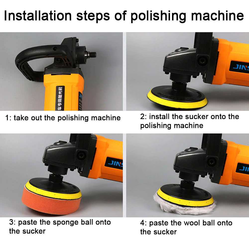 BOJECHER Pad Poles Bodi Mobil Wol Polishing Wheel 3 Inch 4 PCS - BJ69 ( Mughnii )