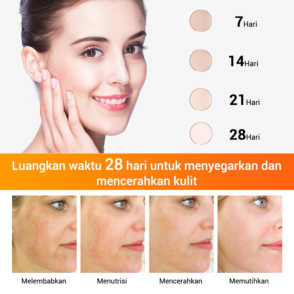 LANBENA Vitamin C Krim - Mencerahkan Wajah (50 gr) [BPOM]