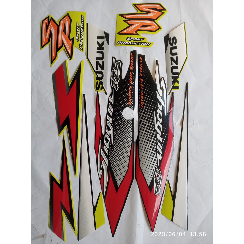 stiker striping suzuki shogun sp 125 2004 2005