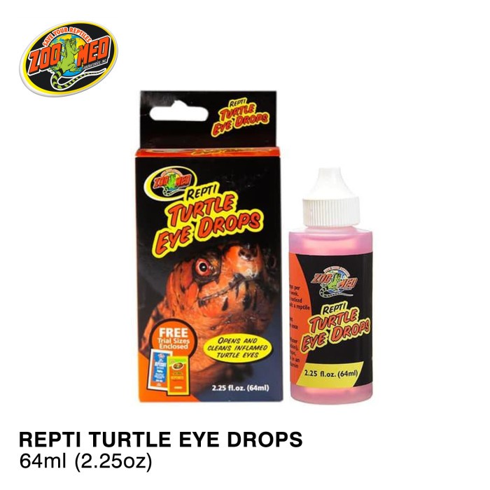 ZOOMED REPTI TURTLE EYE DROPS 64ML OBAT MATA KURA AIR DARAT REPTIL