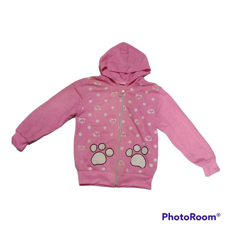 SWEATER ANAK HOODIE MOTIF KAKI