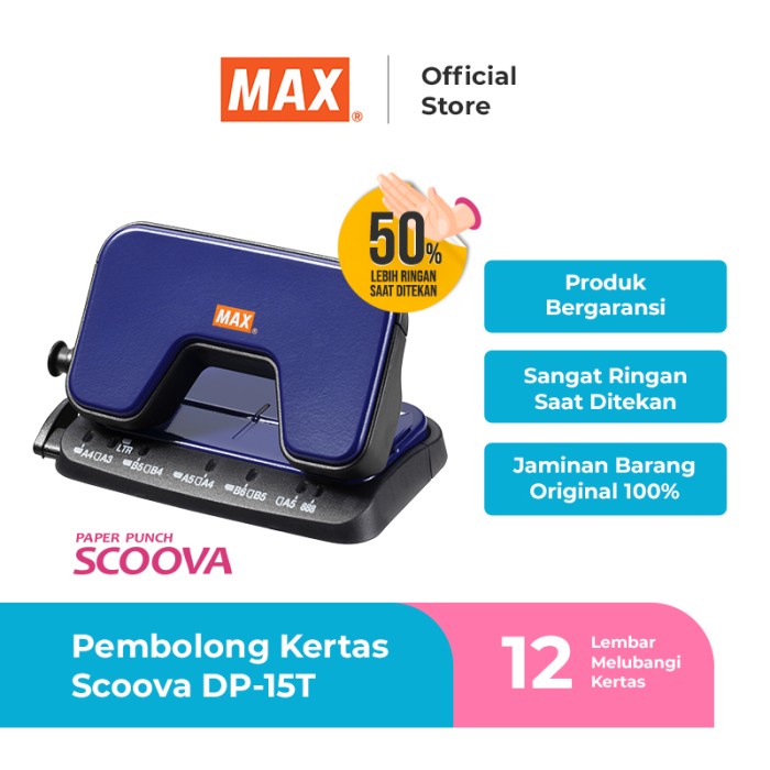 

MAX DP-15T (HOLE PUNCH) NAVY BLUE