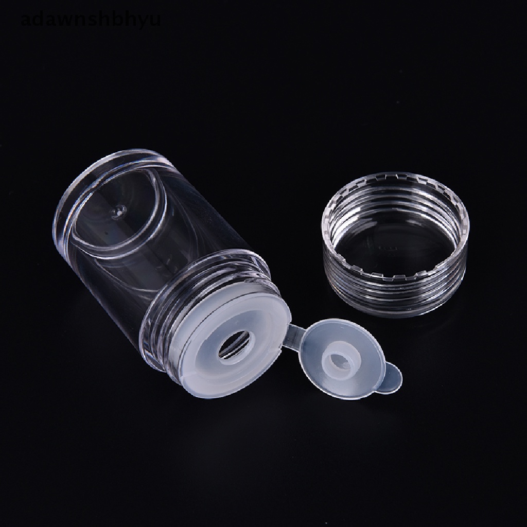 Adawnshbhyu 1Pc 10ml Ayak Kosmetik Empry Loose Powder Jars Wadah Tutup Ulir DIY Makeup ID
