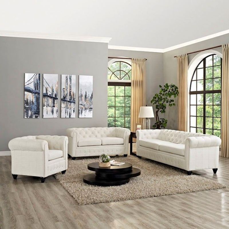 Sofa chesterfield seater 221 bahan kulit