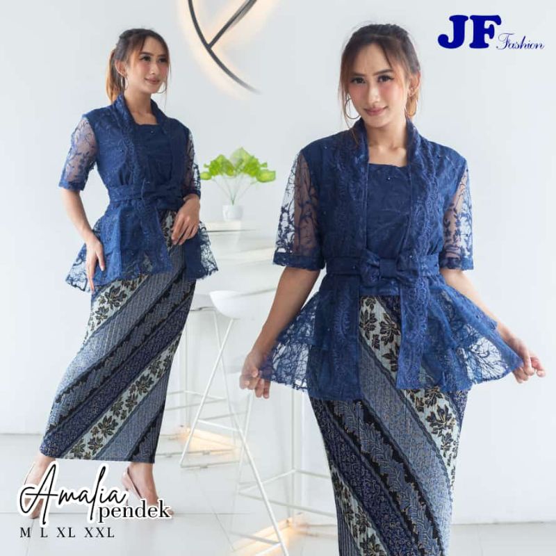 Kebaya kutubaru tulle//kebaya tulle modern//kebaya pesta modern//kebaya pendek