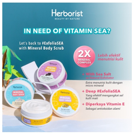 Herborist Mineral Body Scrub 200gr