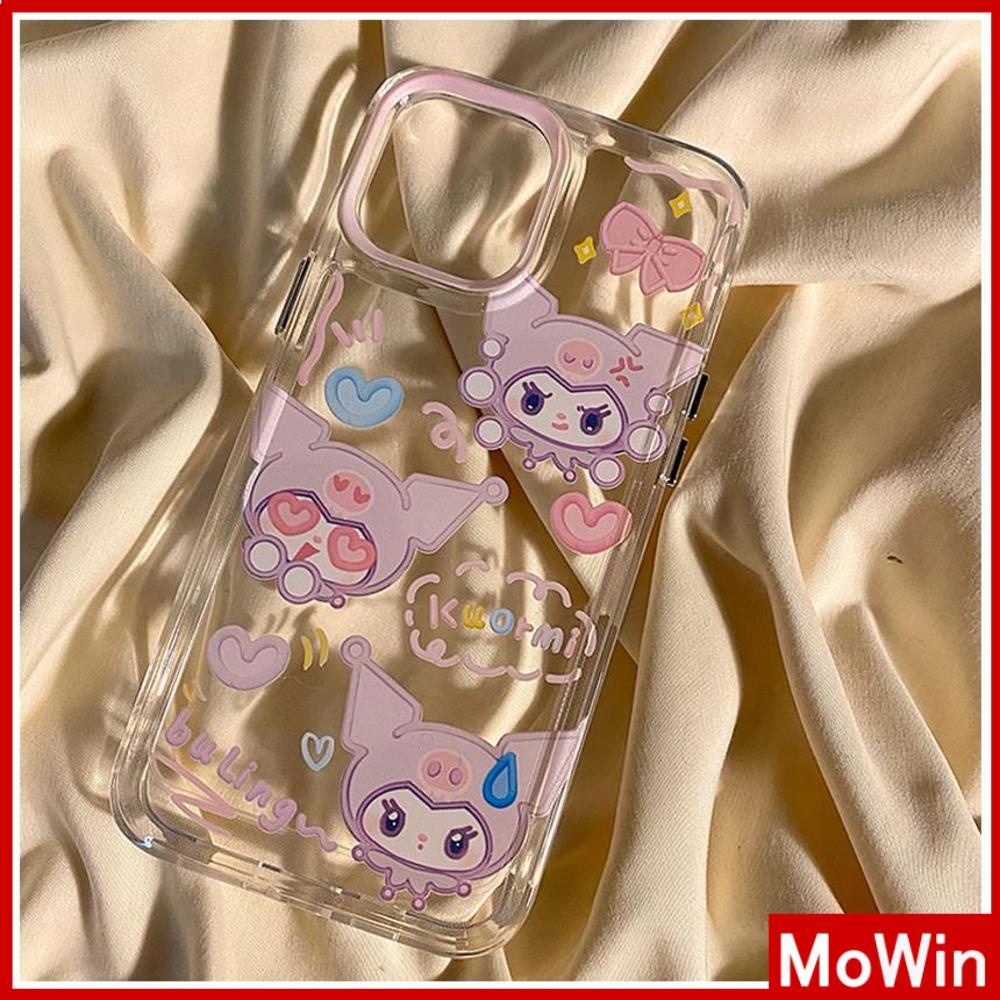 For iPhone 14 Pro Max iPhone Case Clear Case TPU Soft Case Plating Button Space Case Shockproof Cartoon Cute Compatible For For iPhone 13 Pro Max 12 Pro Max 11 Pro Max 7plus XR xs