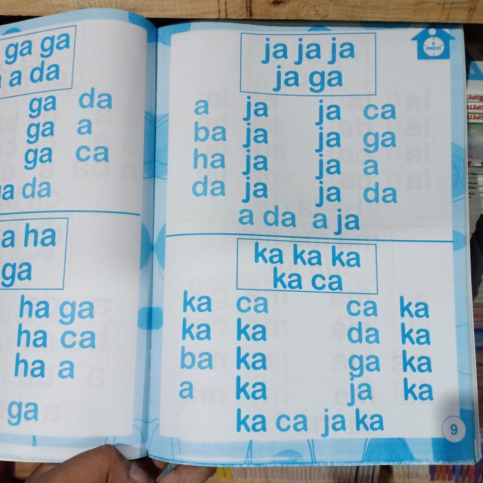 BUKU ANAK : 60 HARI JAGO MEMBACA PERSIAPAN MASUK SD - BELAJAR MEMBACA