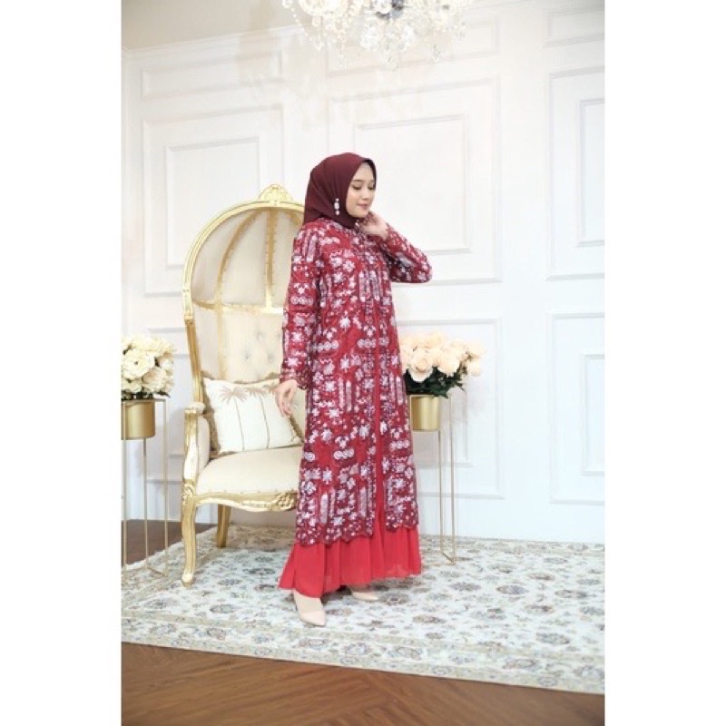 GAMIS RATU CARDIGAN PAYET MEWAH/GAMIS PESTA/GAMIS PAYET EXCLUSIVE/GAMIS KONDANGAN MEWAH