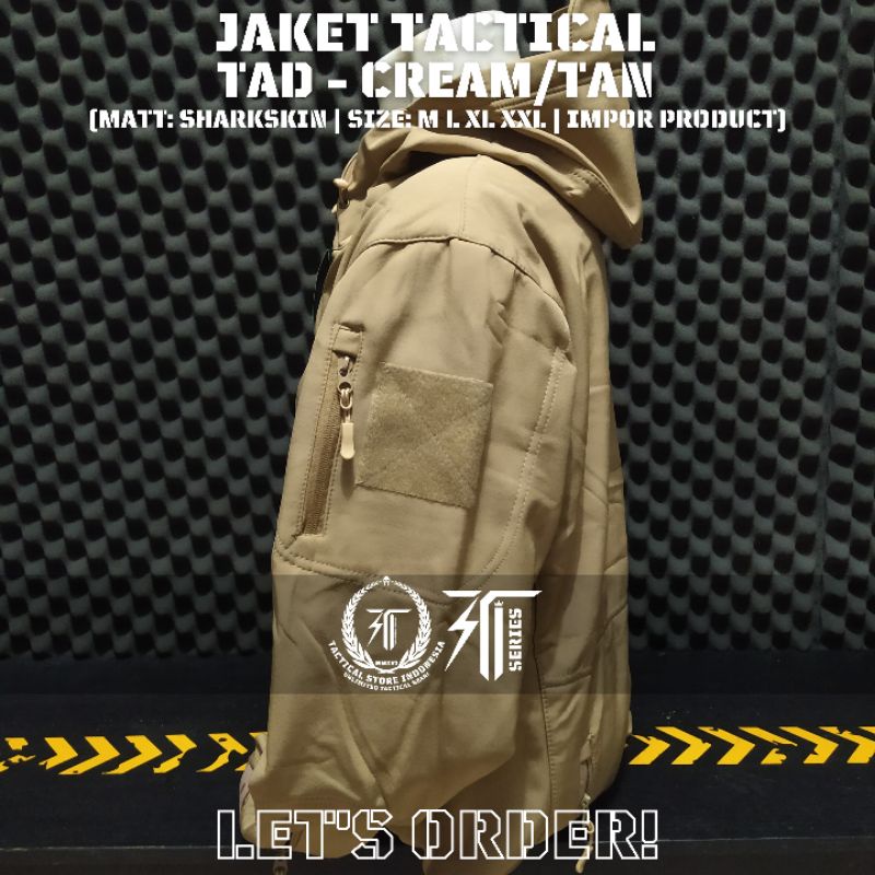 JACKET TAD TACTICAL IMPOR - CREAM / TAN / GURUN