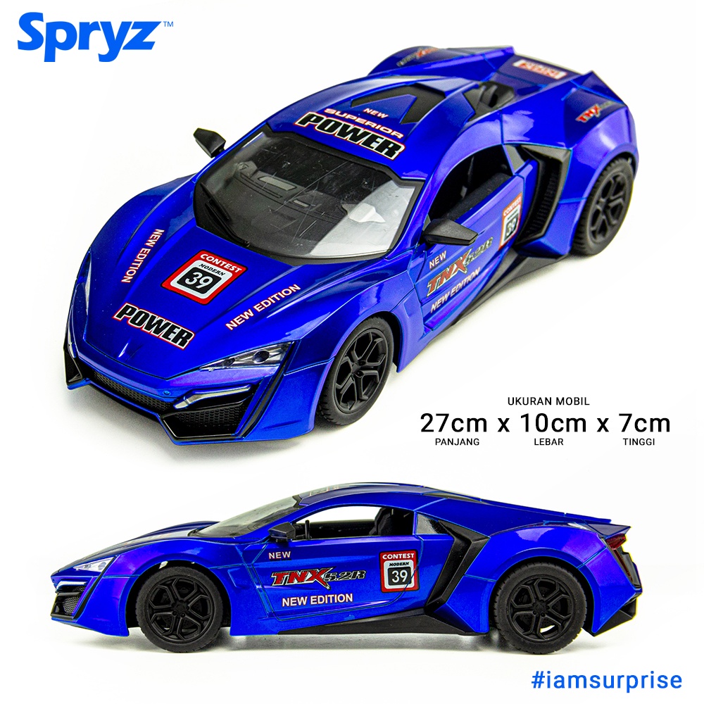 Spryz Rush Mainan Mobil RC Frekuensi 2.4 Ghz Skala 1:16