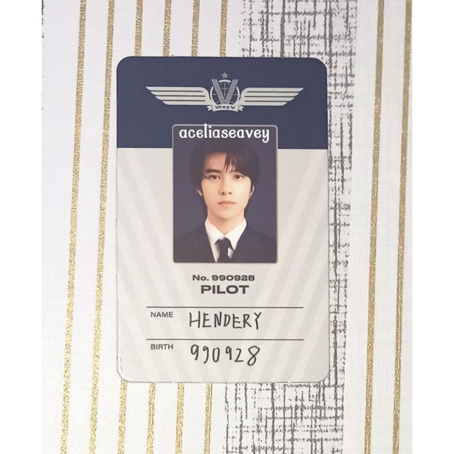 hendery id card pilot sg22