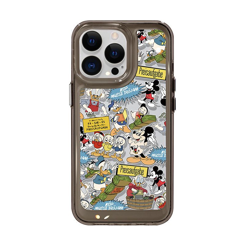 IPHONE Casing Ponsel Transparan Lembut Monster Lucu Kompatibel Untuk Iphone14 13 12 11 Pro XS Max X XR 7 +8 6 6S Plus Casing Shockproof TPU Cover