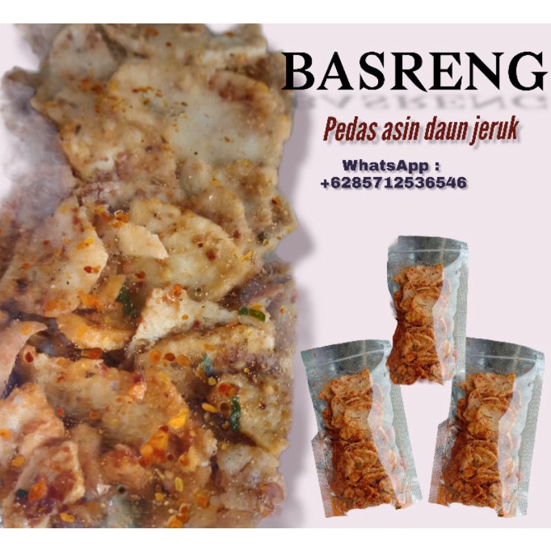 

BASRENG PEDAS ASIN DAUN JERUK ( bakso goreng )