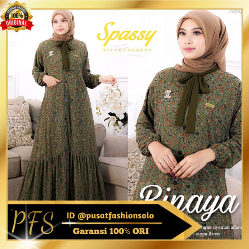[Garansi ORI] RINAYA MAXY • 1 / 2 • Original Product By SPASSY✔ | Ceruty Babydoll Armany Full Furing