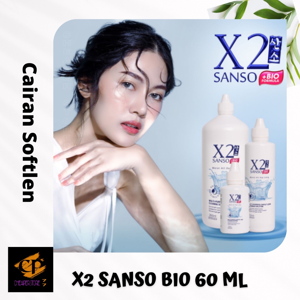 CAIRAN PEMBERSIH SOFTLENS X2 SANSO BIO 120 ML