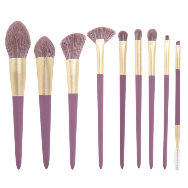 Holiven 0PCS Kuas Make Up Set Brush Eyeshadow / Bedak / Blush On / Highlighter / Foundation / Kabuki Blending Brush Makeup Kuas