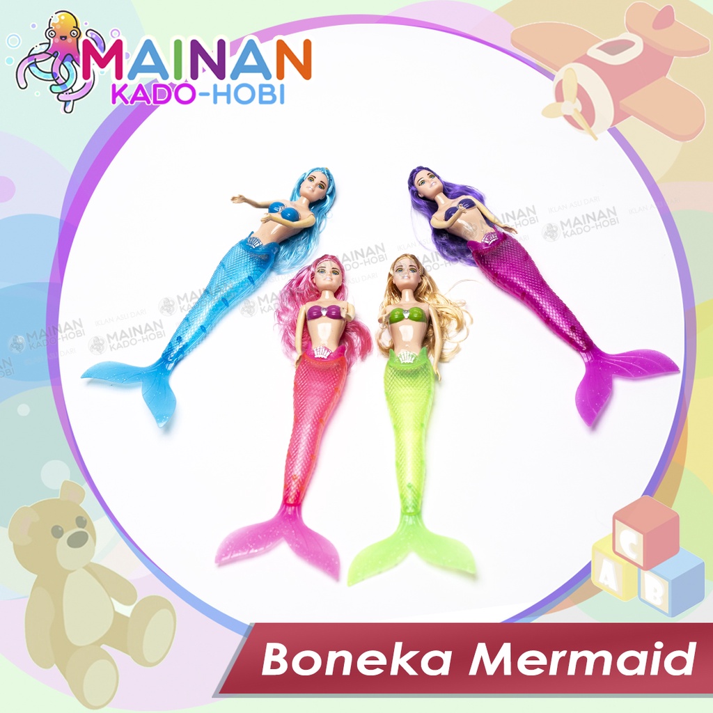 MAINAN ANAK BONEKA MINIATUR PUTRI DUYUNG MERMAID