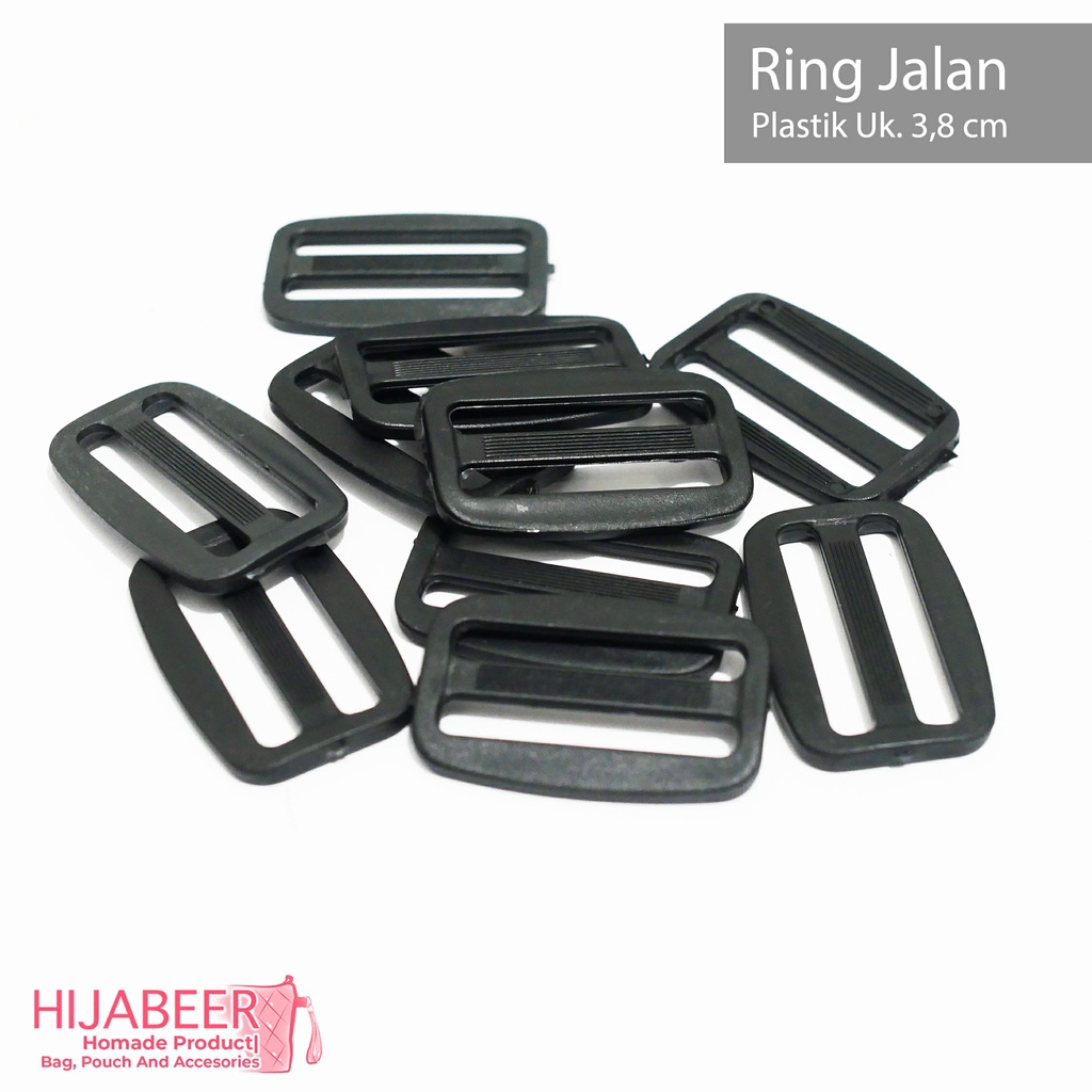 Ring Jalan Plastik – Ring Tas 3,8cm Aksesoris /10pcs