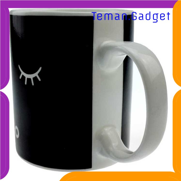 TG - DPR Color Changing Magic Mug Cangkir Sensitif Suhu Motif Smile Face - Y-03