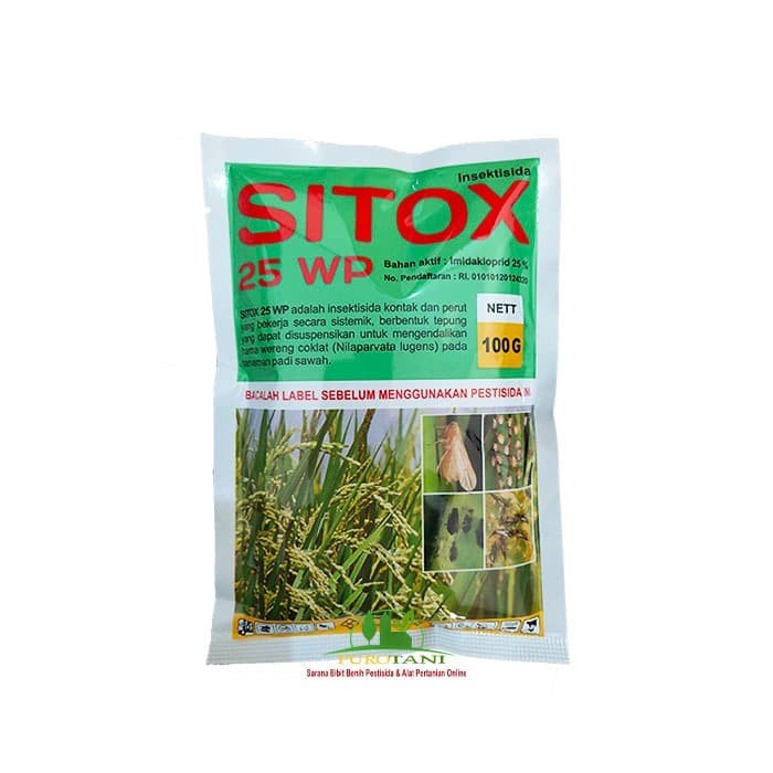 Insektisida Sitox 25 WP pembasmi wereng walang Sangit