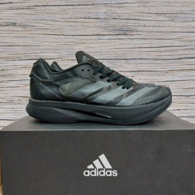 Sneakers Sepatu Adidas Adizero Adios Pro 2 Triple Black Branded