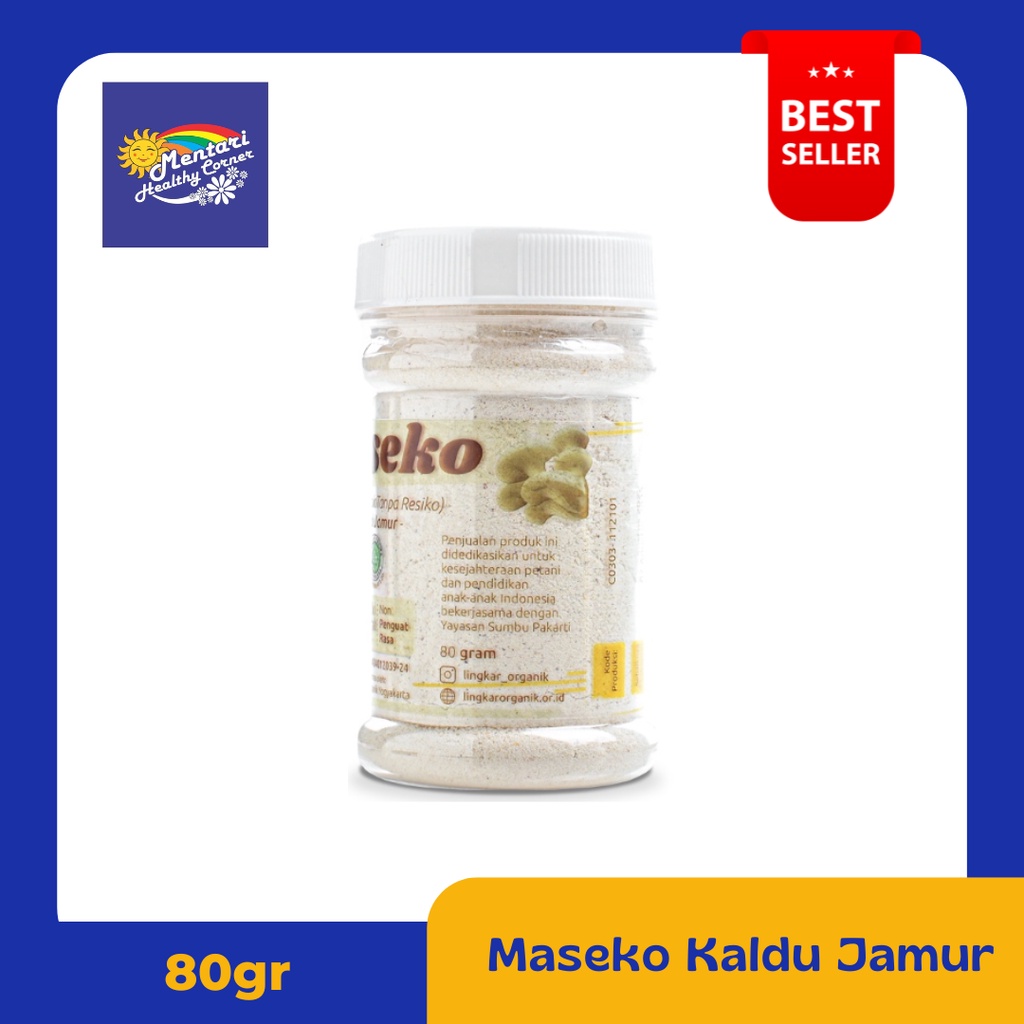 Lingkar Organik Maseko Kaldu Jamur Botol 80gr