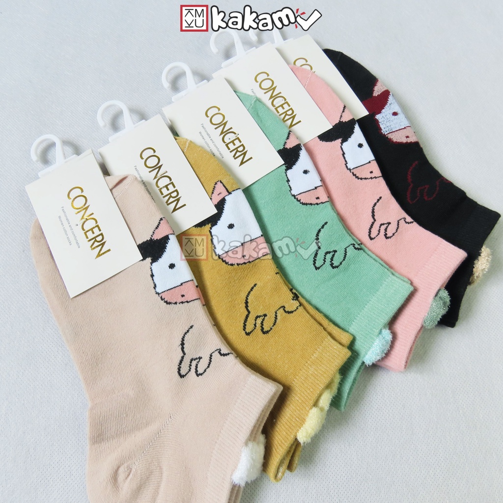 Kakamu Kaos Kaki Mata Kaki / Ankle Motif Animal Warna Warni