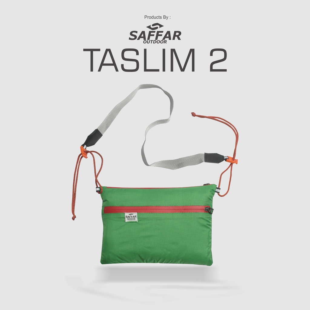 taslim 2 tas selempang ultralight saffaroutdoor - tas slempang pria wanita - tas slempang kece