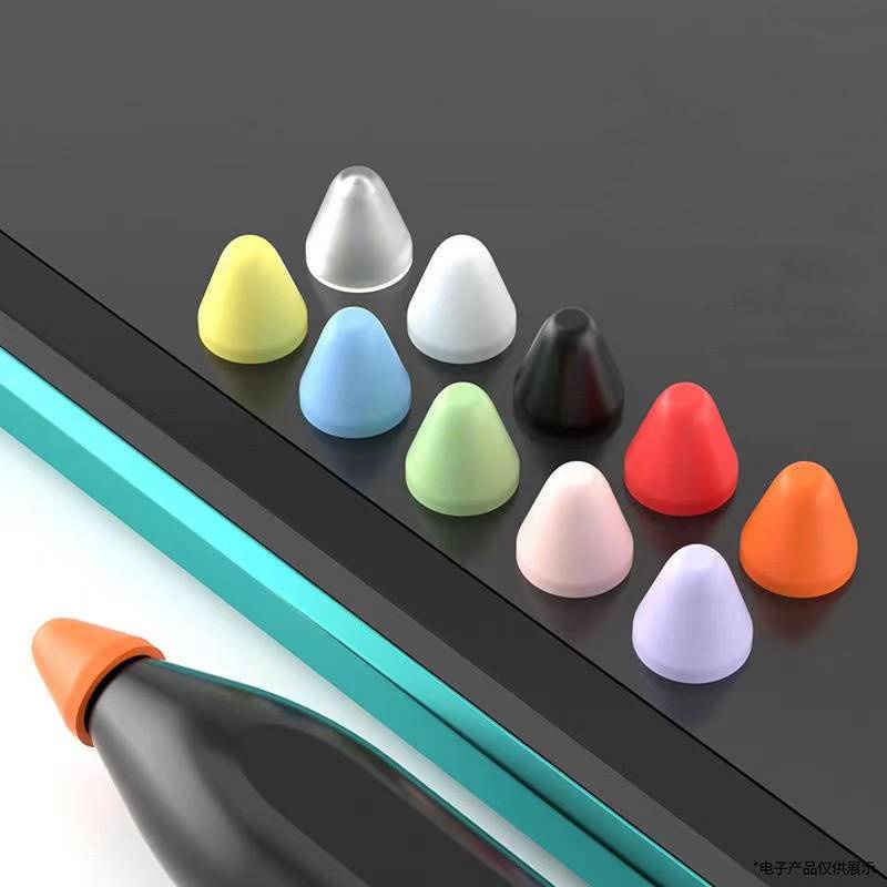 10pcs Cover Compatible Dengan Xiaomi Table Pencil Silicone Nibs Cover Pengganti Xiaomi Pensil stylus Pen Nib