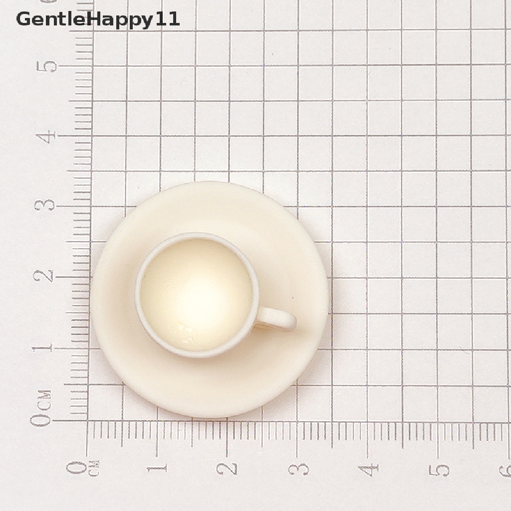 GentleHappy Miniature Dollhouse Afternoon Tea Cup Saucer Tableware Kitchen Accessories id